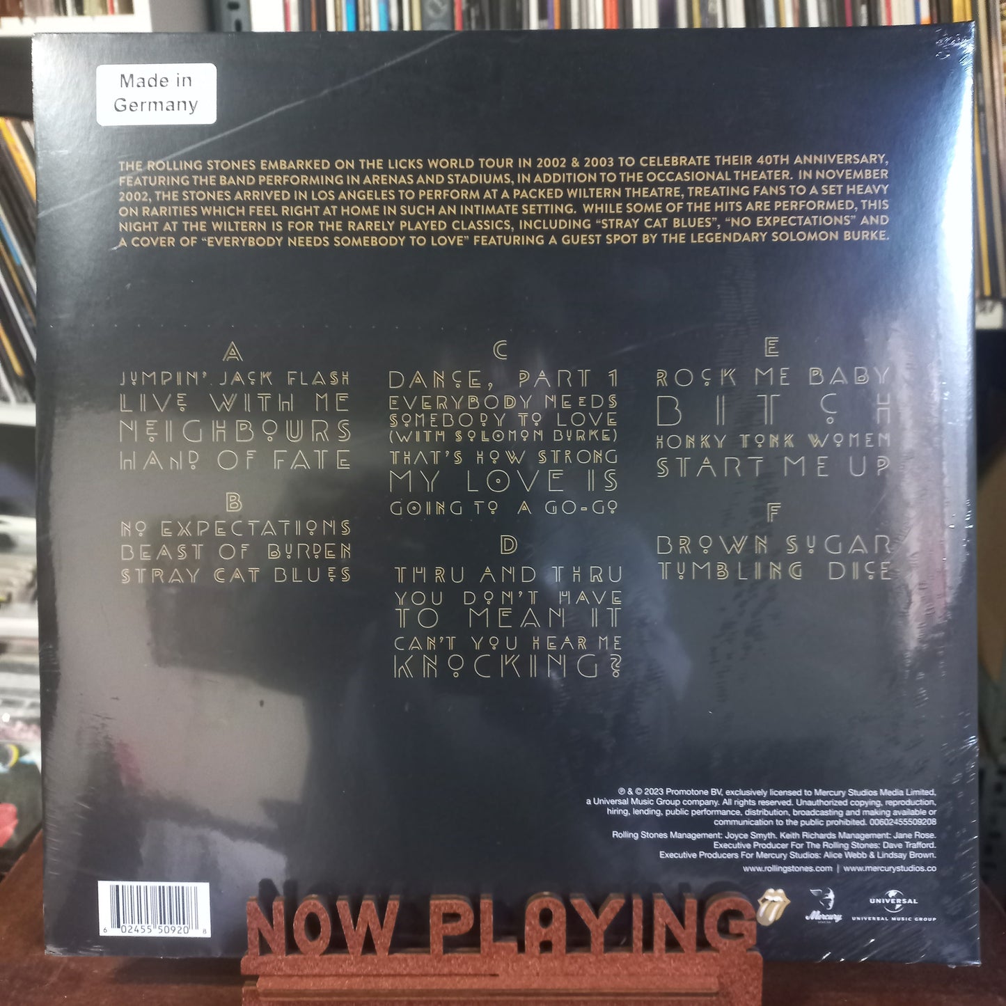 The Rolling Stones Live at the Wiltern Lp Nuevo