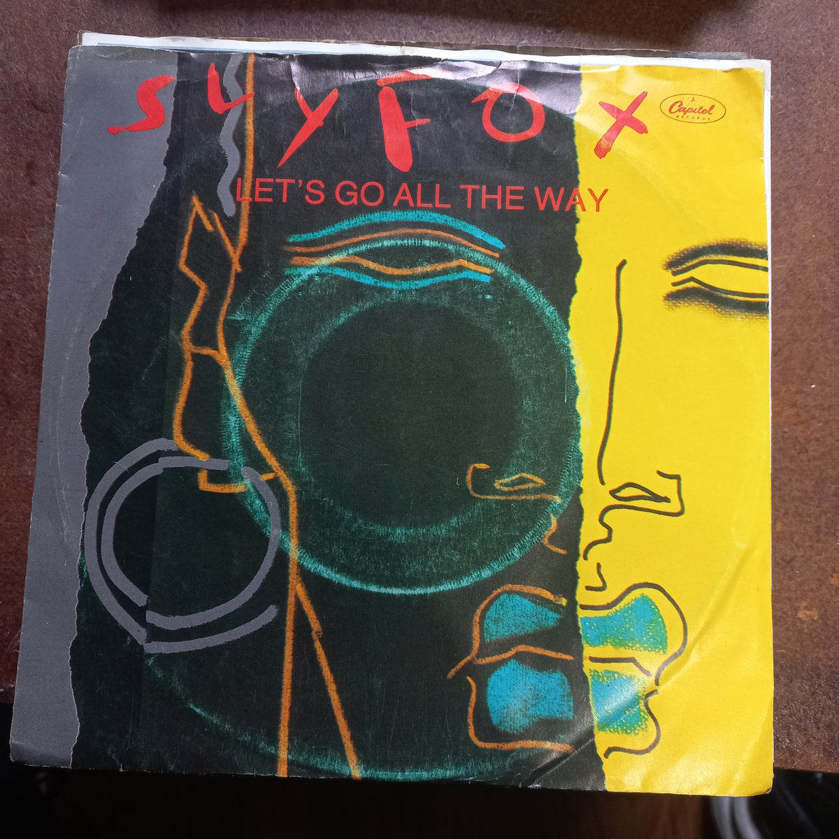 Sly Fox Lets Go All the Way (7'') Simple VG+
