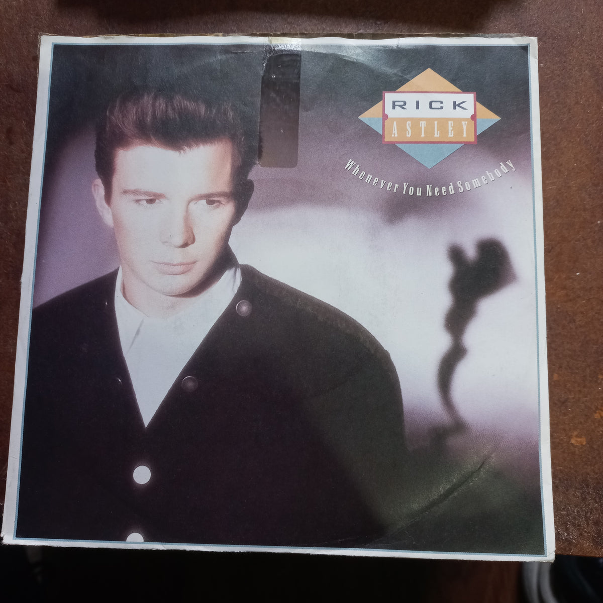 Rick Astley Whenever You Need Somebody (7'') Simple VG+