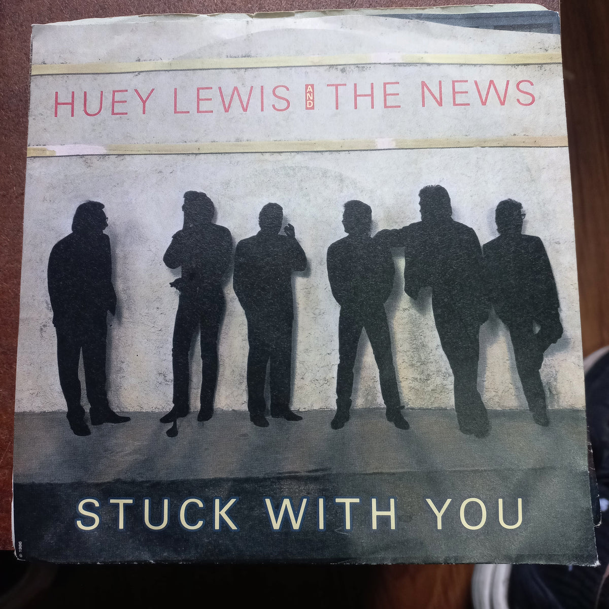 Huey Lewis and the News Stuck With You (7'') Simple VG+