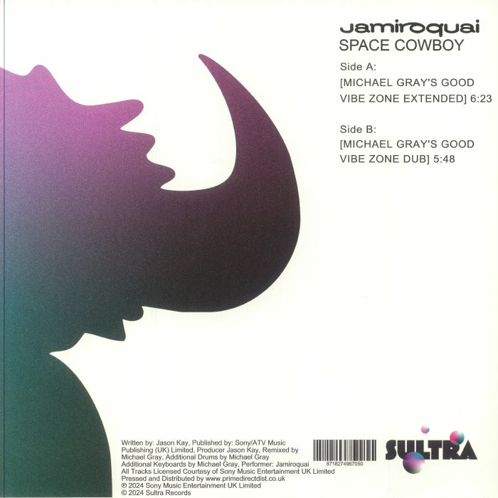 Jamiroquai Space Cowboy Michael Gray Remixes Maxi Nuevo de Fabrica Reedicion 2025