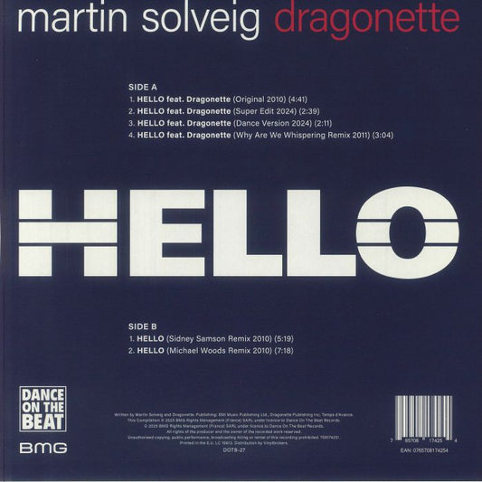 Martin Solveig Feat. Dragonette Hello Maxi Nuevo de Fabrica Reedicion 2025