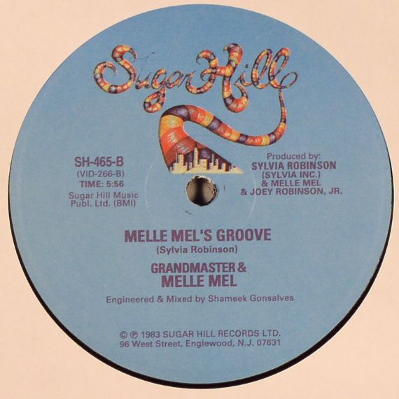 MELLE MEL WHITE LINES / GROOVE MAXI 12" MINT