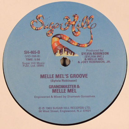 MELLE MEL WHITE LINES / GROOVE MAXI 12" MINT