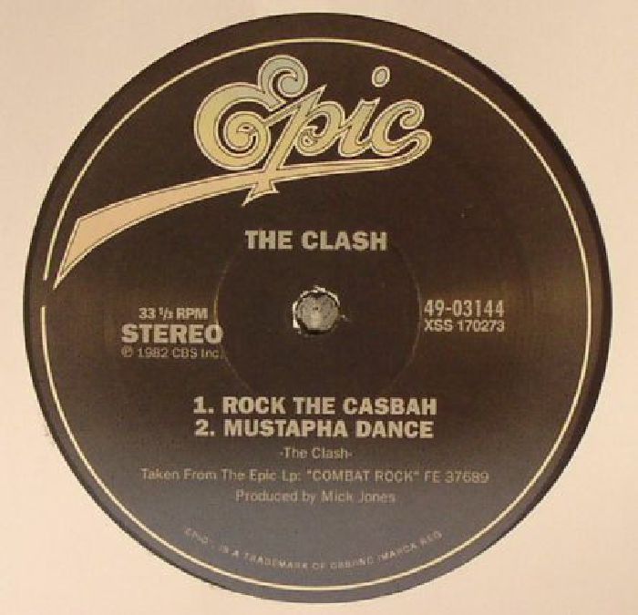 THE CLASH ROCK THE CASBAH MAXI 12" MINT