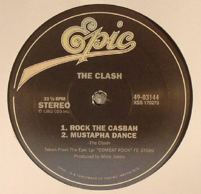 THE CLASH ROCK THE CASBAH MAXI 12" MINT