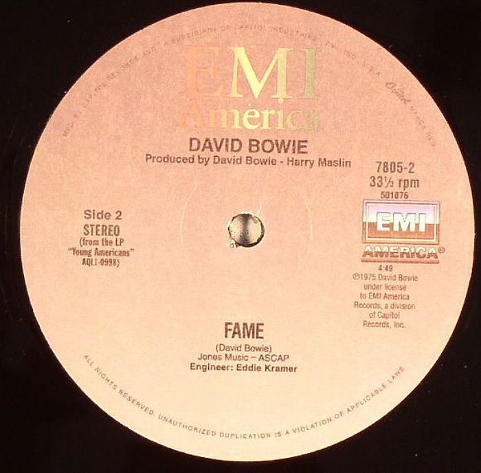 DAVID BOWIE LETS DANCE / FAME MAXI 12" MINT