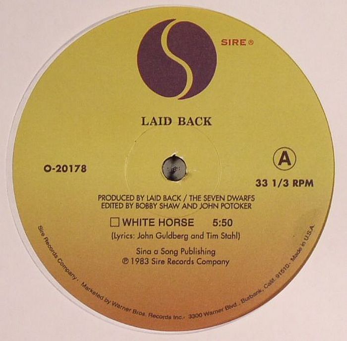 LAID BACK WHITE HORSE / SOFT CELL TAINTED LOVE MAXI 12" MINT