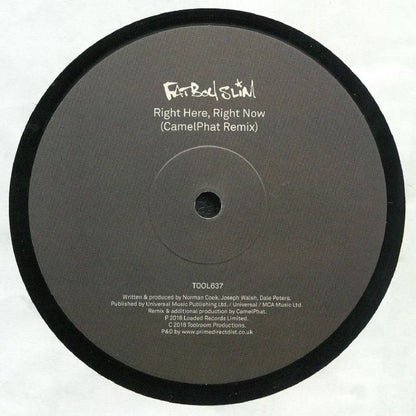 Fatboy Slim Right Here Right Now Camelpath Maxi Nuevo de Fabrica Reedicion 2025