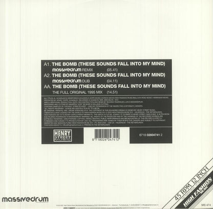 Kenny Dope and the Bucketheads The Bomb Maxi Nuevo de Fabrica Reedicion 2025