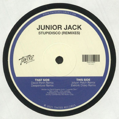 Junior Jack Stupidisco Maxi Nuevo de Fabrica Reedicion 2025