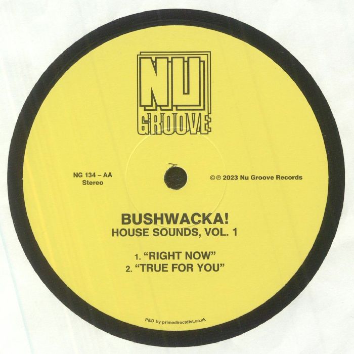 Bushwacka House Sounds Vol 1 Maxi Nuevo de Fabrica Reedicion 2025