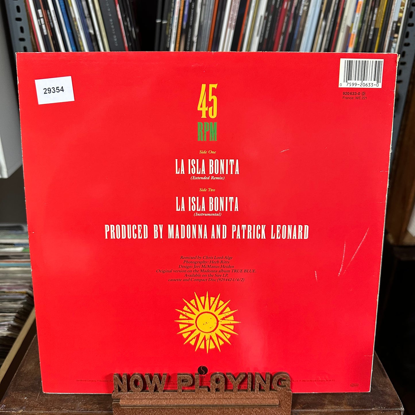 Madonna La Isla Bonita MAXI Doble VG+