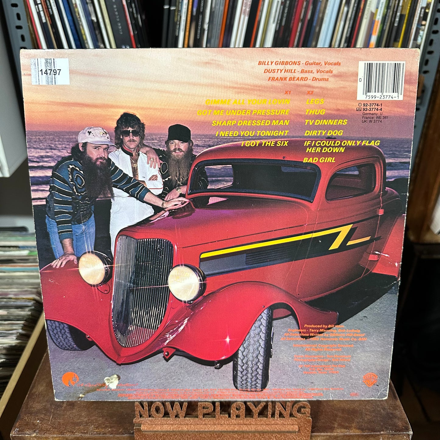 ZZ Top Eliminator LP De Epoca VG+ A NM