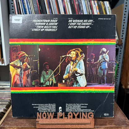 Bob Marley Live LP De Epoca VG+ A NM