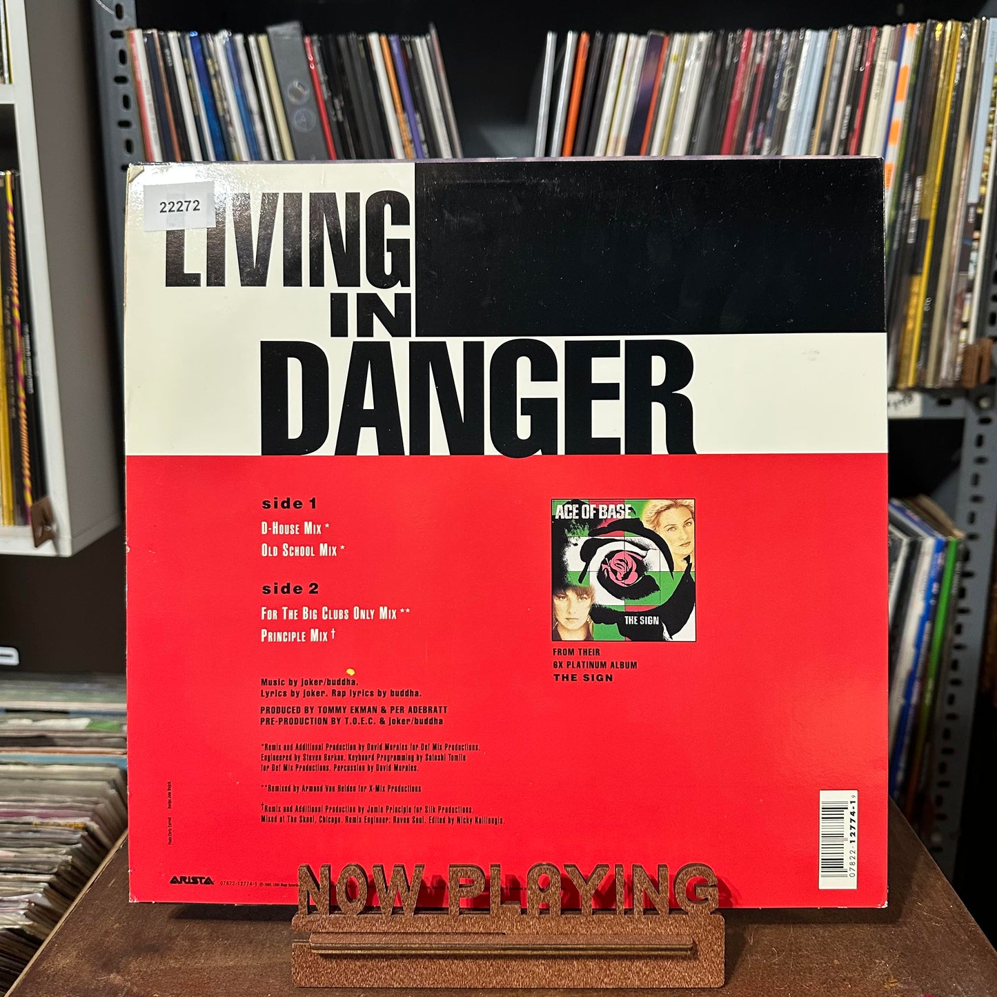 Ace of Base Living in Danger MAXI Doble VG+