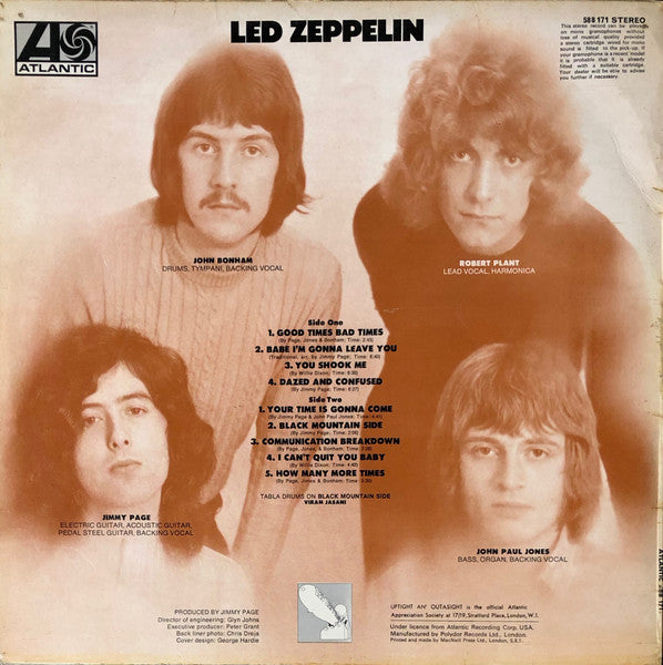 Led Zeppelin Led Zeppelin I LP MINT
