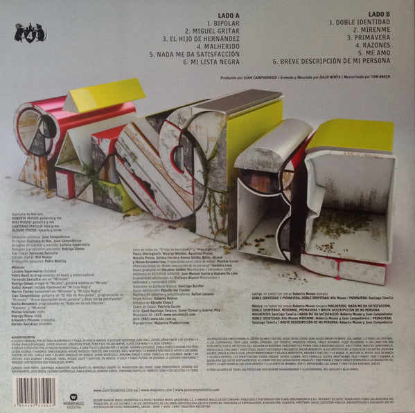 Cuarteto de Nos Bipolar LP Casi Nuevo