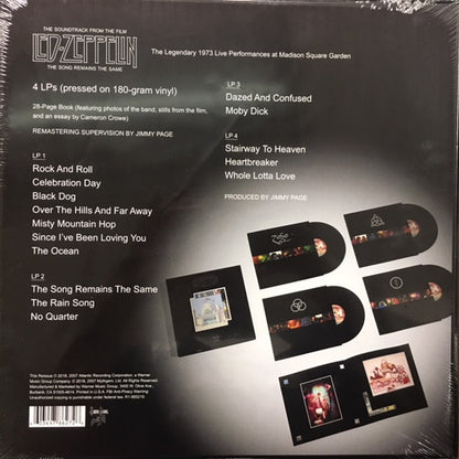 Led Zeppelin The Song Remains The Same Box Set Lp Nuevo