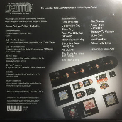 Led Zeppelin The Song Remains The Same Box Set Lp Nuevo