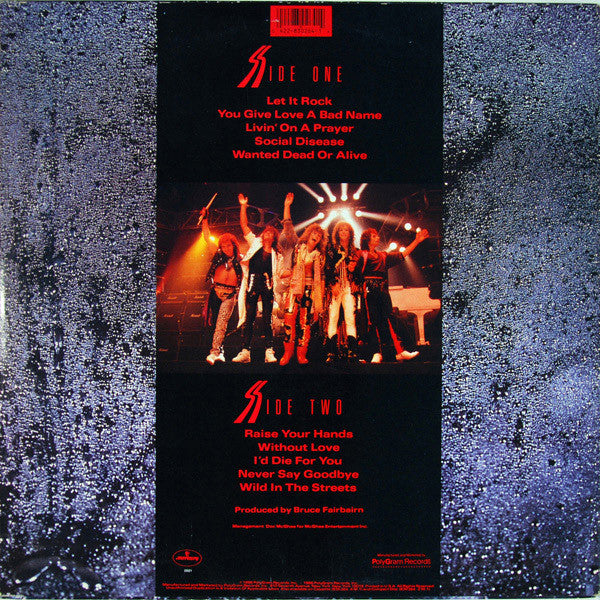 Bon Jovi Slippery When Wet Lp Nuevo
