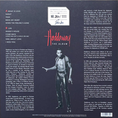 Haddaway The Album Hits LP Mint Cerrado