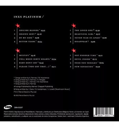 Inxs Platinum LP