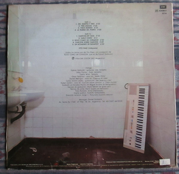 Fito Paez Del 63 LP Usado Near Mint