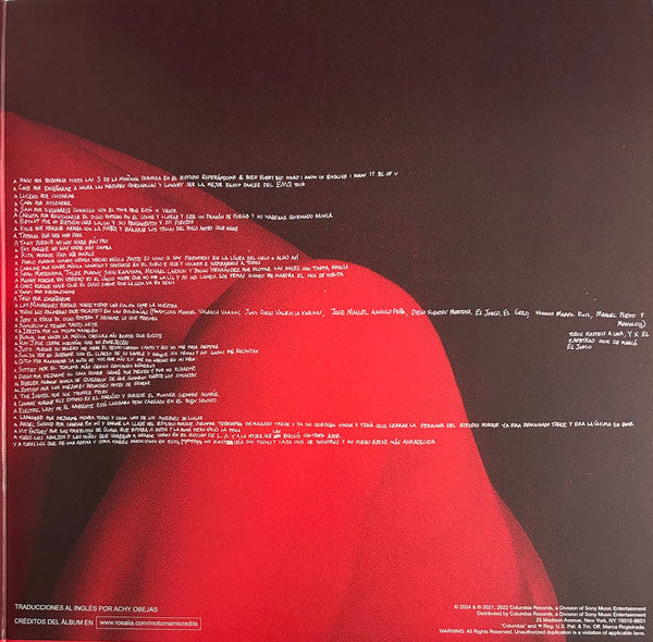 Rosalia Motomami + Plus Vinilo doble Near Mint