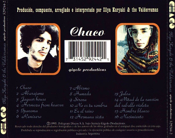 Illya Kuryaki and the Valderramas Chaco Lp Nuevo