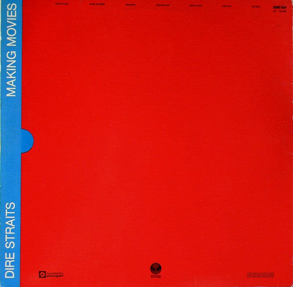 Dire Straits Making Movies LP De Epoca VG+ A NM