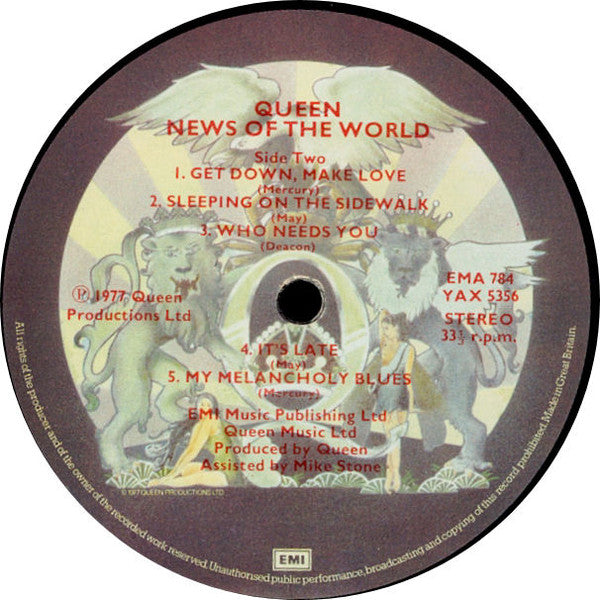 Queen News of the World Lp Nuevo