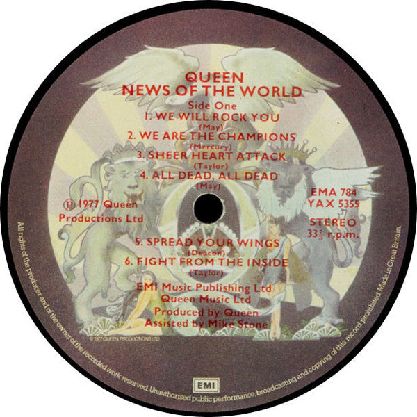 Queen News of the World Lp Nuevo