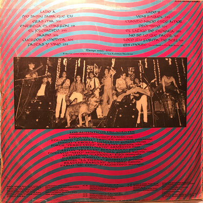Los Autenticos Decadentes El Milagro Argentino LP Mint Cerrado