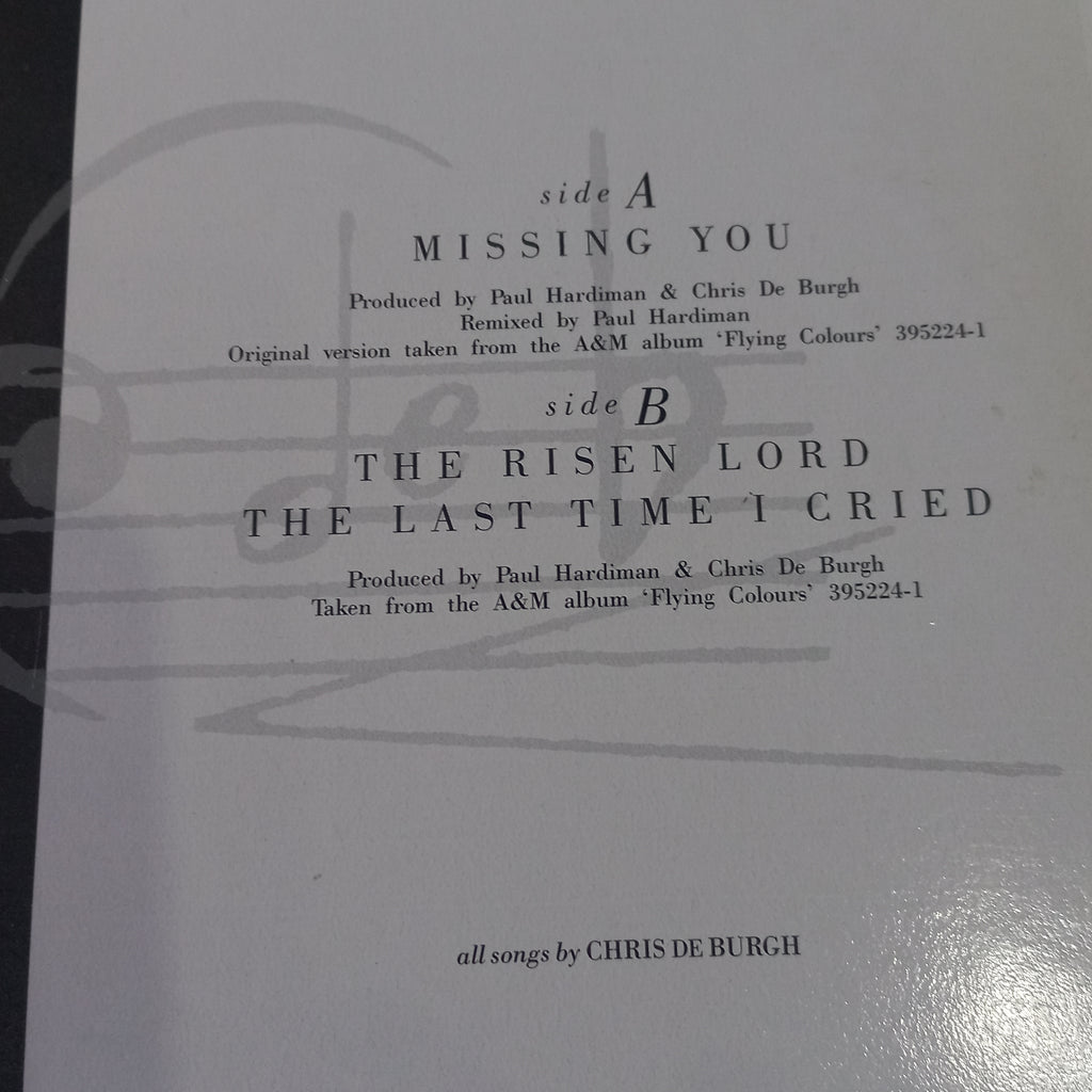 Chris DE Burgh Missing You Maxi VG+
