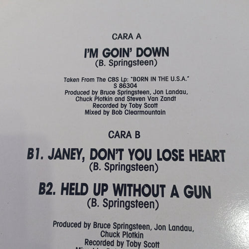 Bruce Springsteen Im Going Down Maxi VG+ De Epoca