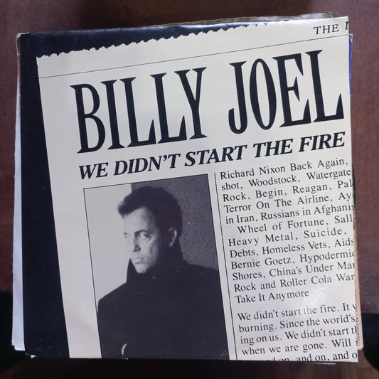Billy Joel We Didn't Start the Fire
