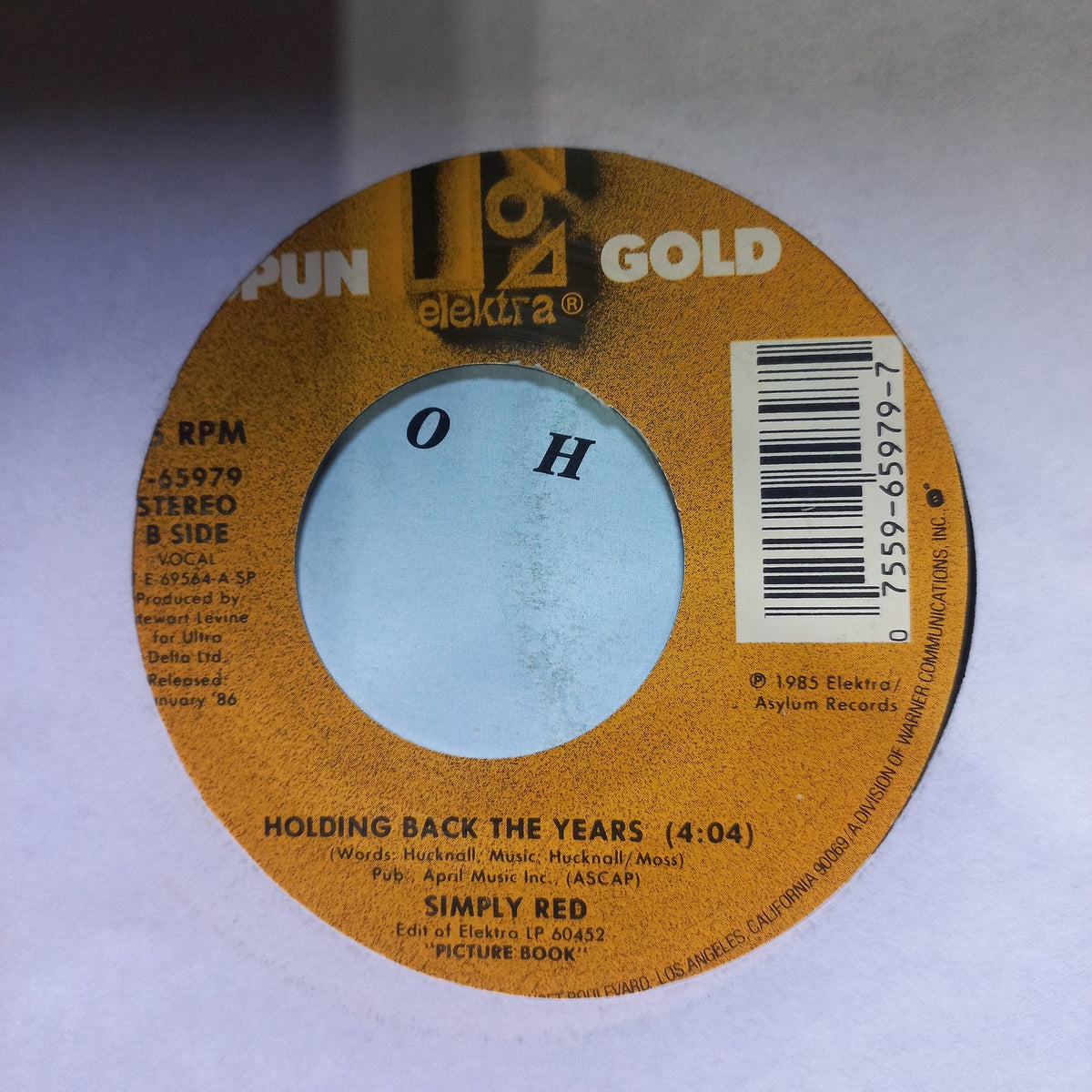 Simply Red Holding Back the Years