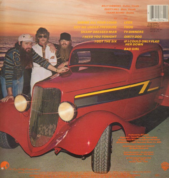 ZZ Top Eliminator Un Clasico!!!! LP Near Mint