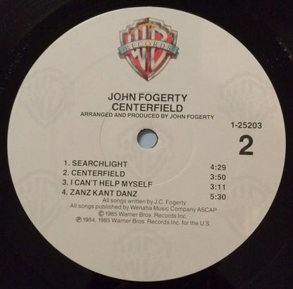 John Fogerty Centerfield LP Near Mint